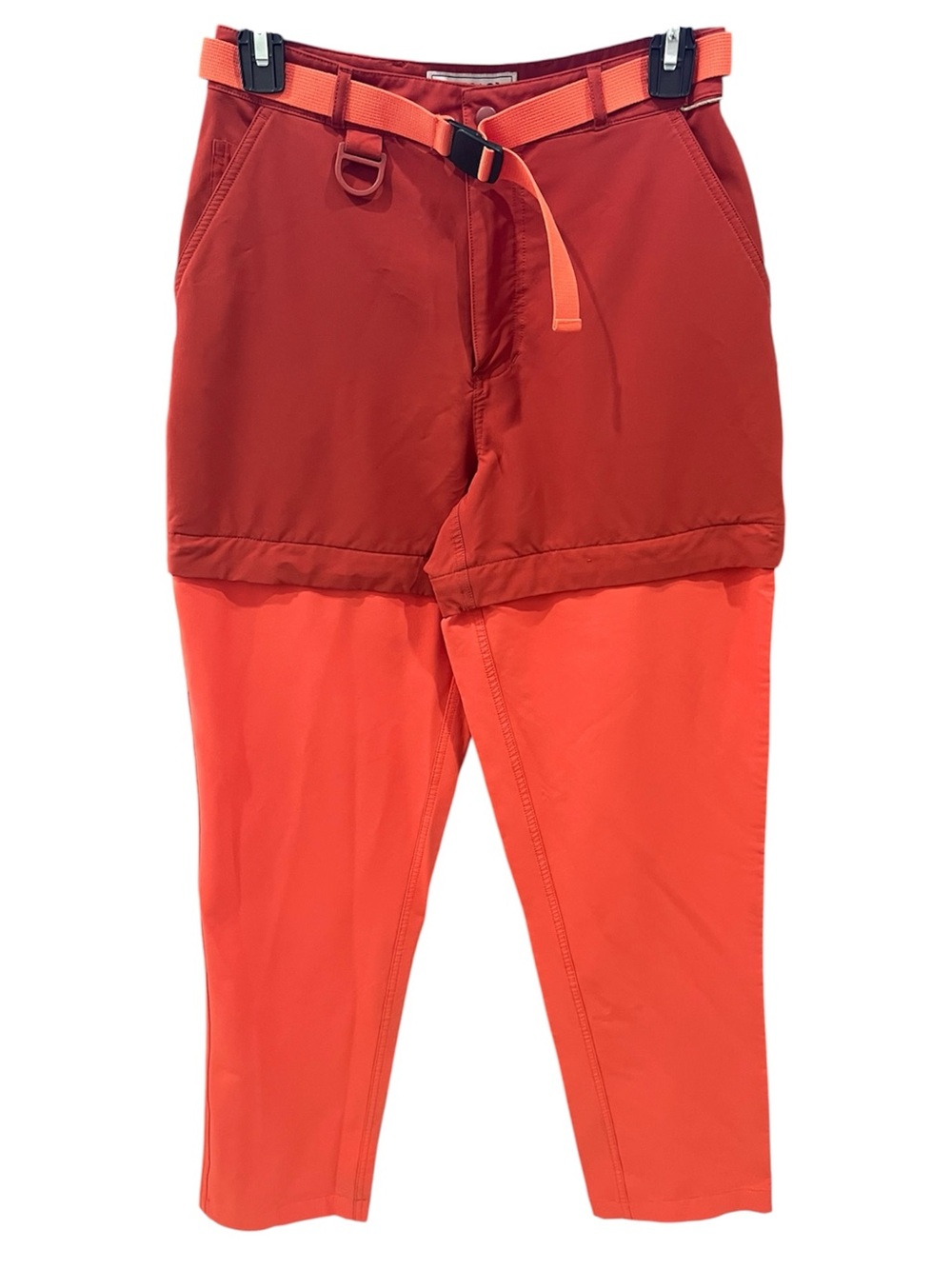 Stoic Wander Zip-Off Pant Women's Red Ochre Tigerlily Size 4